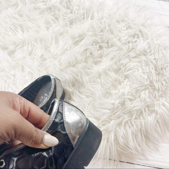 Aquatalia Women's Aida Weatherproof Black Platform Sneaker Lace‎ up Style Size 6 - Picture 5 of 9